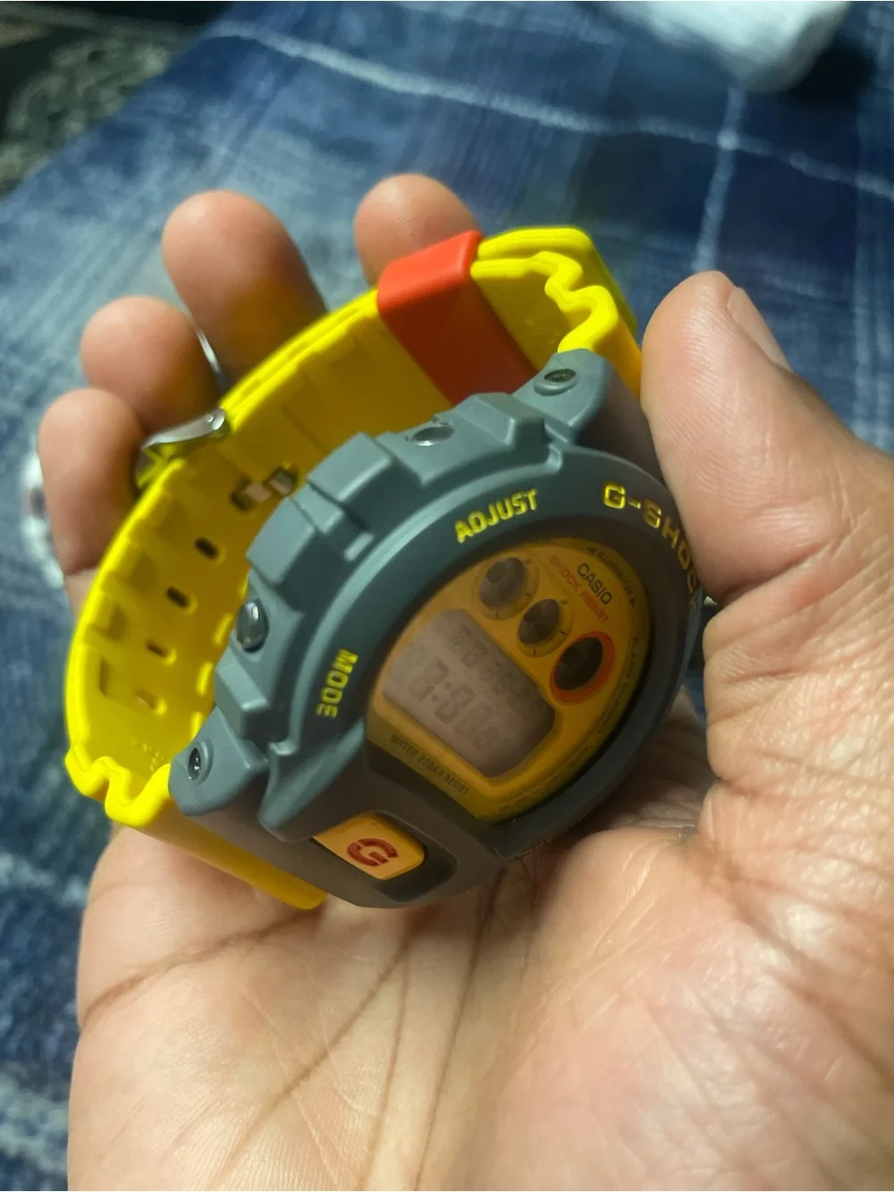 Casio G-Shock Yellow and Gray Digital Sports Watch